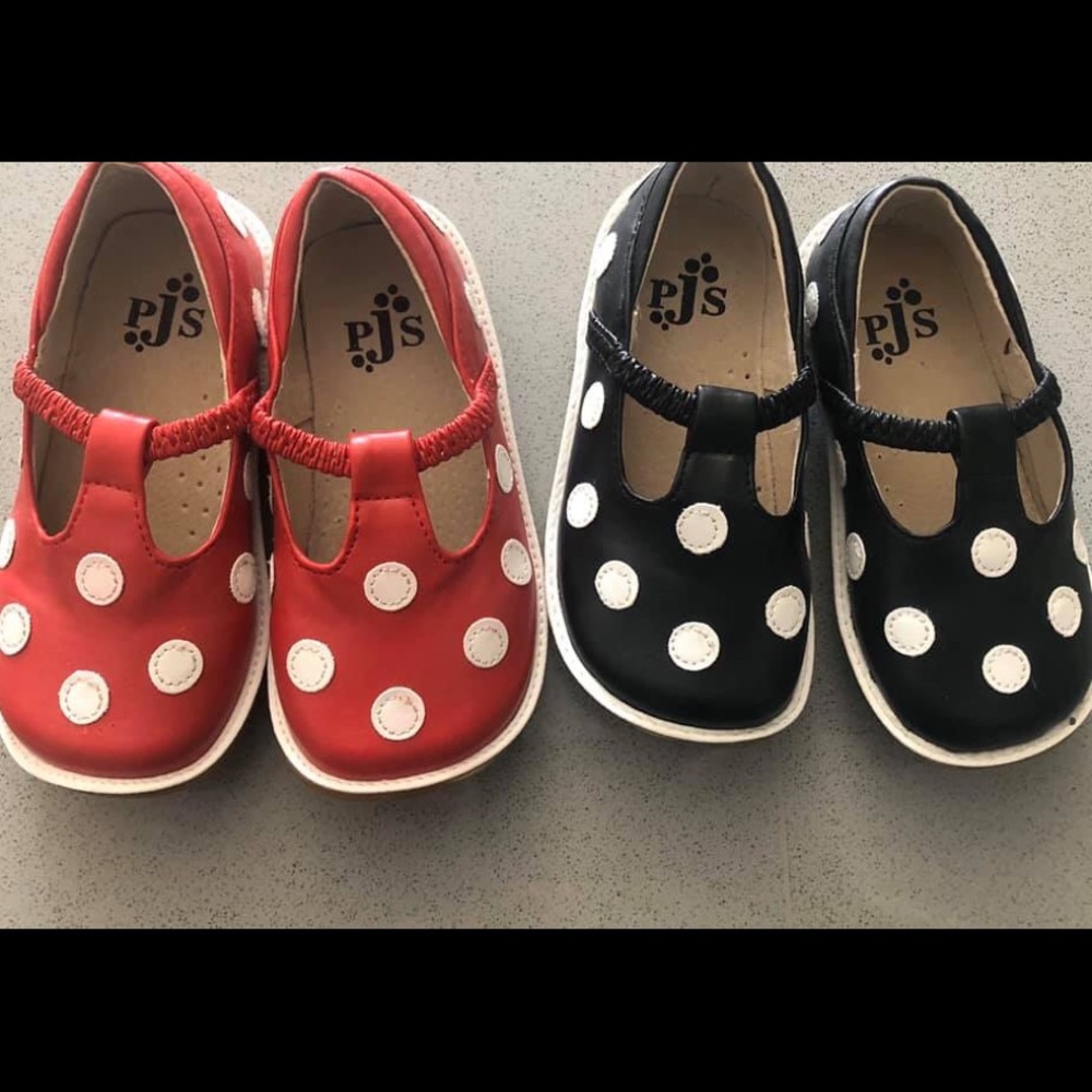 Red Puddle Jumper Shoes (new). Size 10.